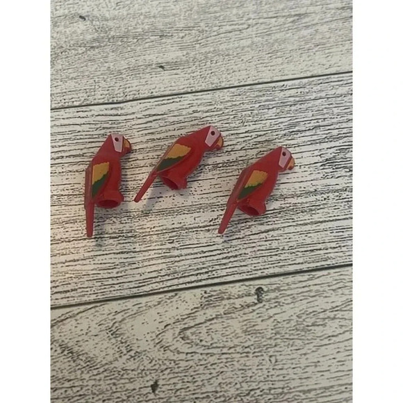 LEGO Minifigure Animal-Parrot Bird Lot Of 3 - Picture 1 of 4